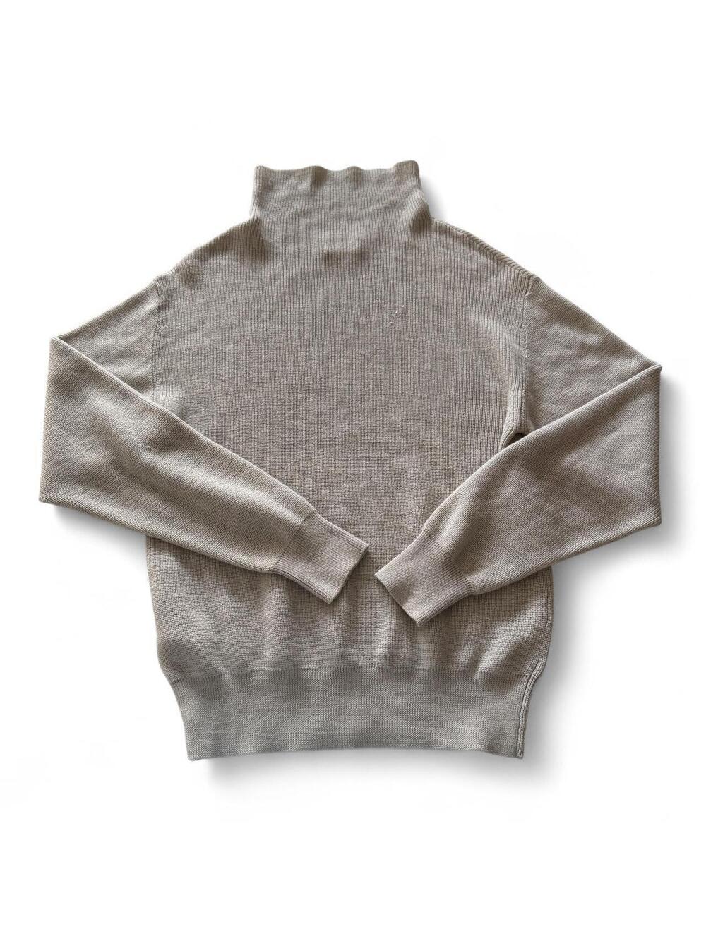 Wilfred for Aritzia Wool Turtleneck Sweater Lightweight Fall Cozy Fisherman - Picture 3 of 7